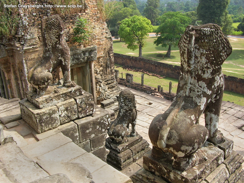 Angkor - Pre Rup The temple of Pre Rup was probably a crematory. The pyramidal block is completely built up by bricks. Stefan Cruysberghs